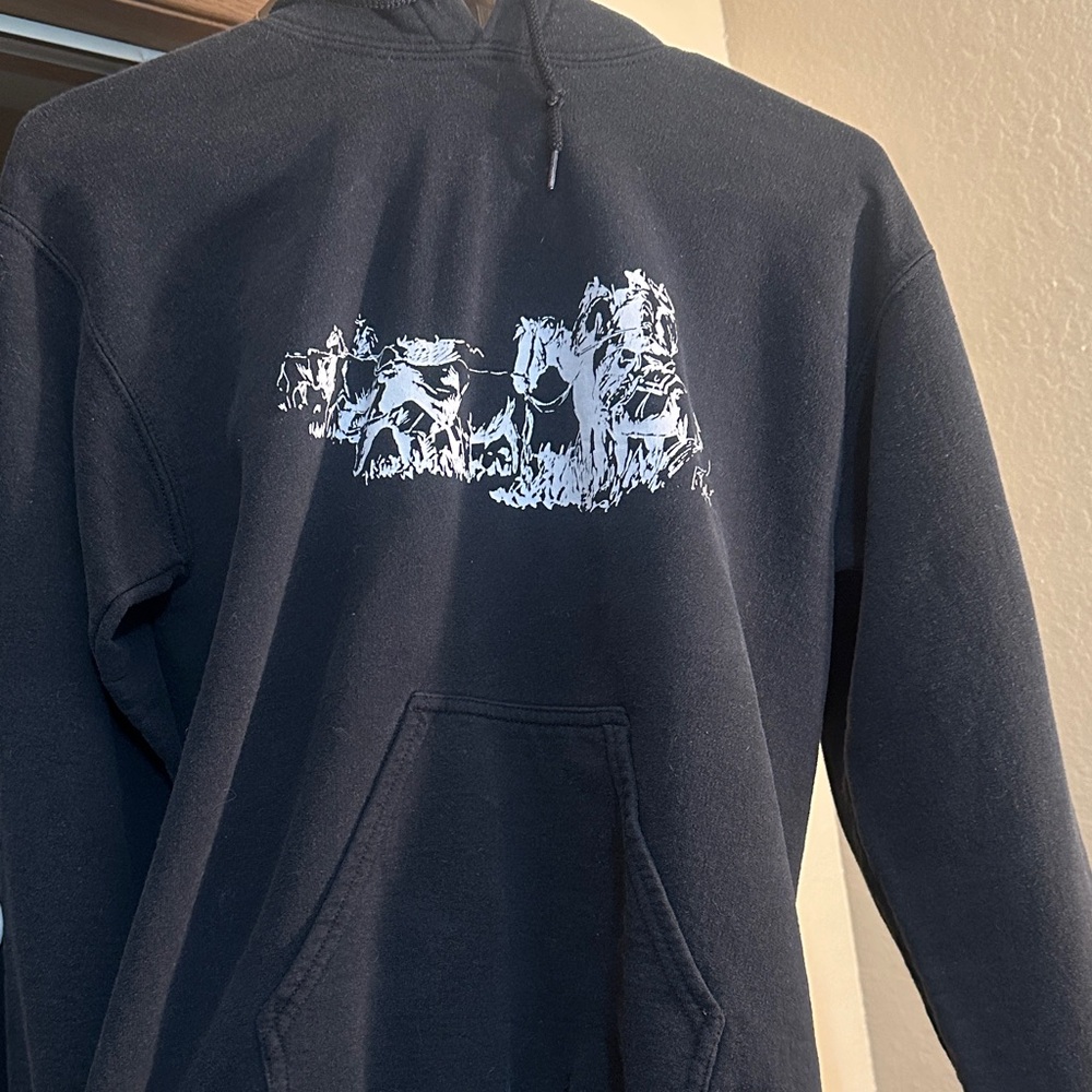 Black western Hoodie